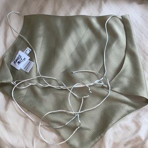 Tie back strapless princess Polly crop top